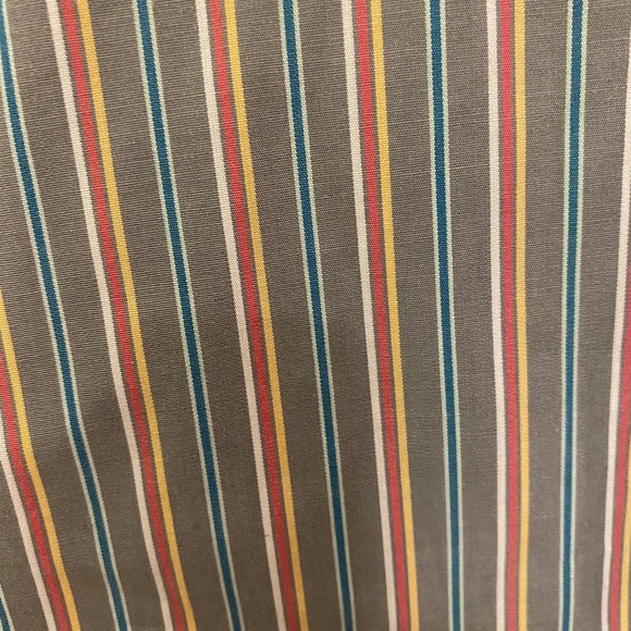 Lacoste Gray Striped Button Down Dress Shirt - Picture 3 of 3